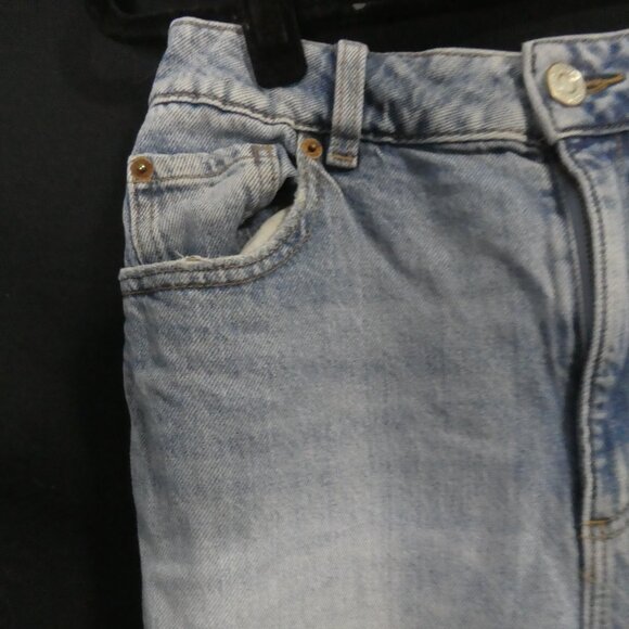 GARAGE Denim | size 3 (26) | Classic Light Blue Straight Leg Jeans - Picture 3 of 16